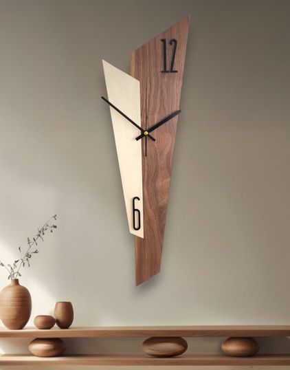 Modern Geometric Wall Clock